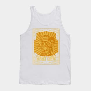 SUNSET CURVE BAND TSHIRT #4 Tank Top